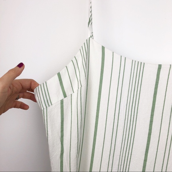 Lulu’s Light Green Striped Mini Dress NWT Size L - Picture 10 of 14